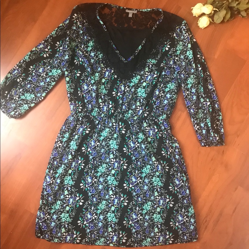 Beautiful flower and lace dress